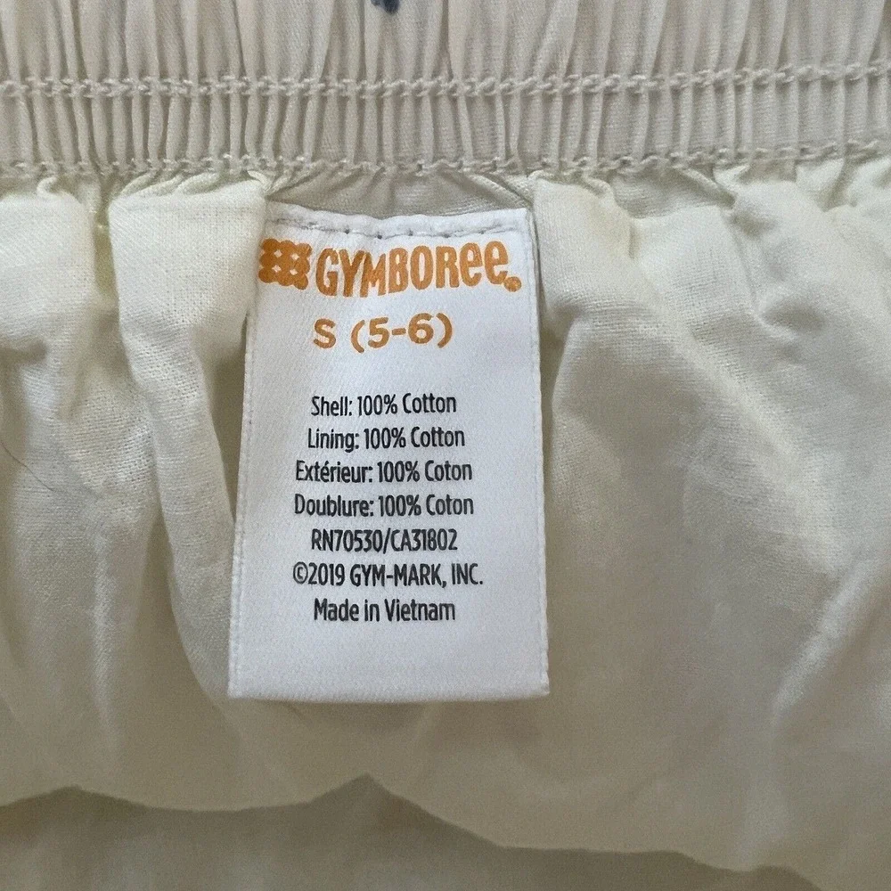 Gymboree Skirt Girls 5 6 White‎ Pink Micro Floral Peasant Skirt Ruffle Bohemian